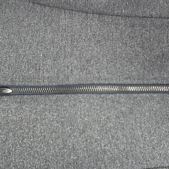 Banana Republic Shimmery Metallic Silver Gray Ponte Knit Sheath Cocktail Dress 4 - Picture 5 of 6